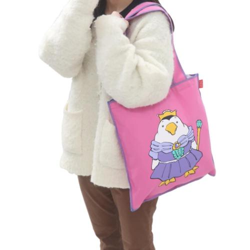 ラブリーフレンズ トートバッグ パイピングトートバッグ ドレスペンギン かわいい グッズ メール便可