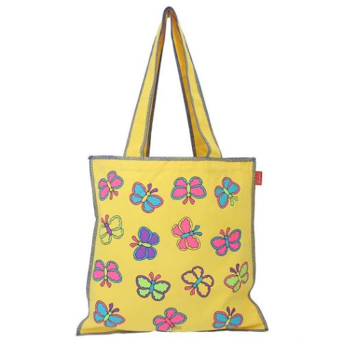 ラブリーフレンズ トートバッグ パイピングトートバッグ ちょうちょ かわいい グッズ メール便可