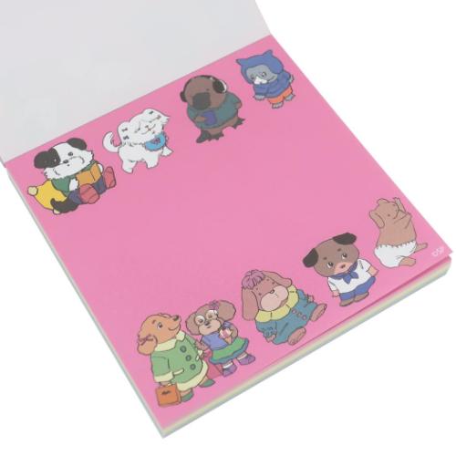 ラブリーフレンズ メモ帳 スクエアメモ YE 伝言 電話メモ グッズ メール便可