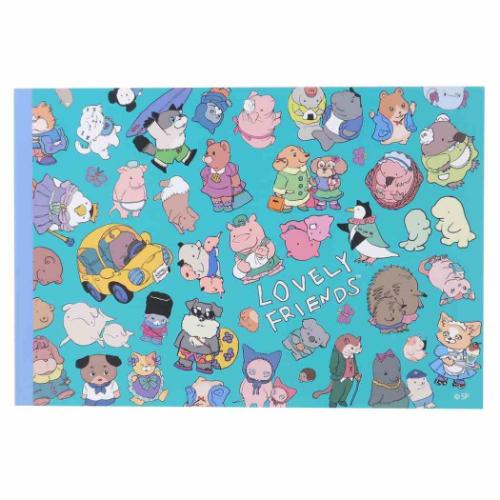 ラブリーフレンズ 便箋 レターパッド A かわいい グッズ メール便可