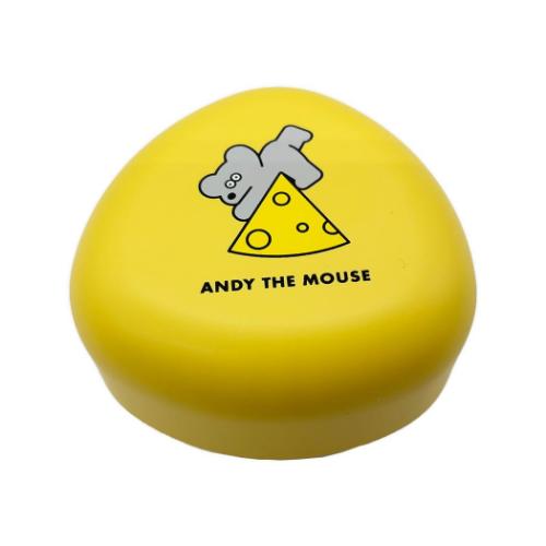 ねずみのANDY お弁当箱 ワンタッチおにぎりケース YE アンディ キャラクター グッズ