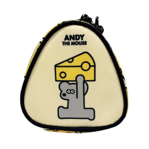 ねずみのANDY ランチバッグ おにぎりポーチ CHEESE UP アンディ キャラクター グッズ