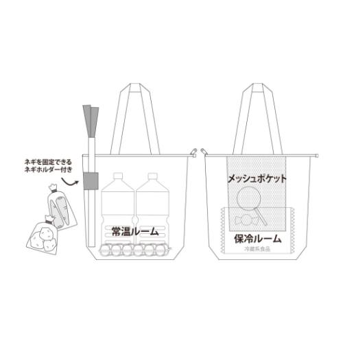 ムーミン エコバッグ 3ルームマチ付きエコバッグ リトルミイ 北欧 キャラクター グッズ