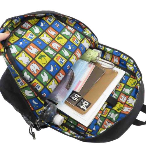 ミッフィーxOUTDOOR リュック デイパック 70th ナインチェ柄 ディックブルーナ 絵本キャラクター グッズ