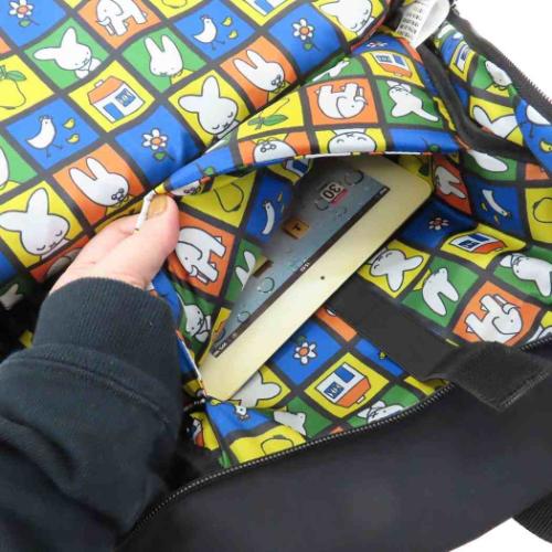 ミッフィーxOUTDOOR リュック デイパック 70th ナインチェ柄 ディックブルーナ 絵本キャラクター グッズ