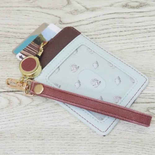 リトルマーメイド 定期入れ リール付きパスケース アリエル 水彩タッチ柄 ディズニープリンセス キャラクター グッズ メール便可