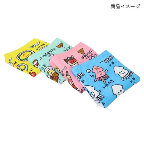 おえかきさん フェイスタオル プリントロングタオル おむらいすさん 面白雑貨 グッズ メール便可