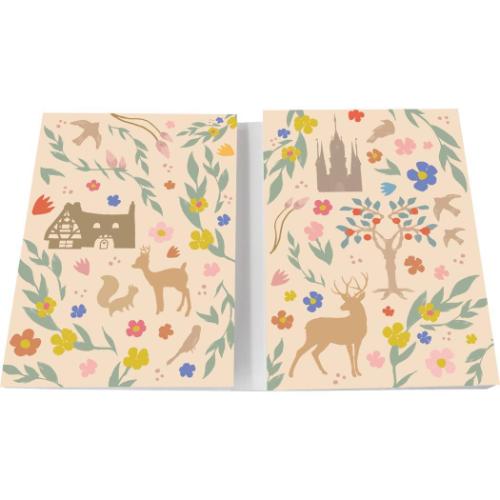 白雪姫 メモ帳 パタパタメモ 実写 ディズニープリンセス キャラクター グッズ メール便可