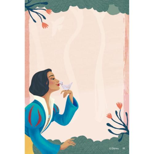 白雪姫 メモ帳 パタパタメモ 実写 ディズニープリンセス キャラクター グッズ メール便可