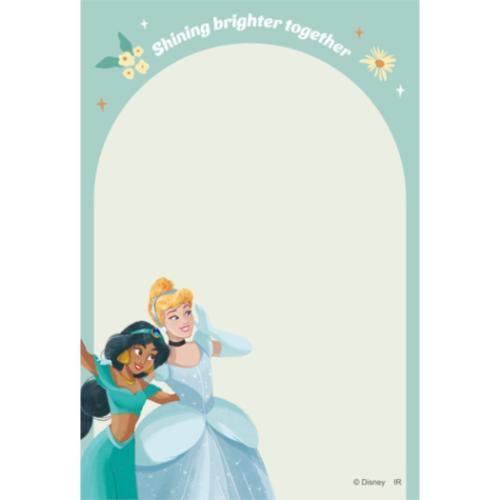 ディズニープリンセス メモ帳 パタパタメモ ディズニー キャラクター グッズ メール便可