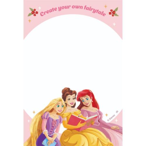 ディズニープリンセス メモ帳 パタパタメモ ディズニー キャラクター グッズ メール便可