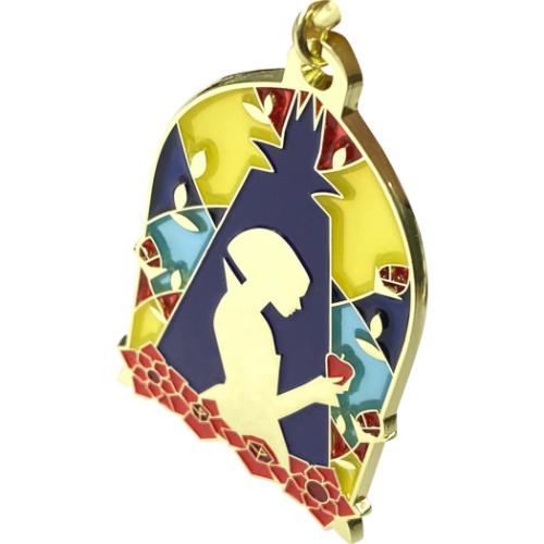 白雪姫 キーリング ステンドグラス風キーホルダー 実写 ディズニープリンセス キャラクター グッズ メール便可