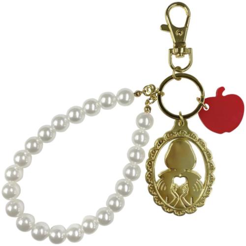 白雪姫 キーリング メタルキーホルダー 実写 ディズニープリンセス キャラクター グッズ メール便可