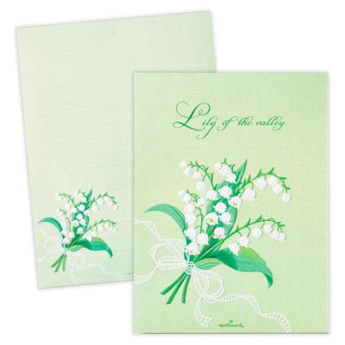 便箋 レターパッド スズランブーケ おしゃれ グッズ メール便可