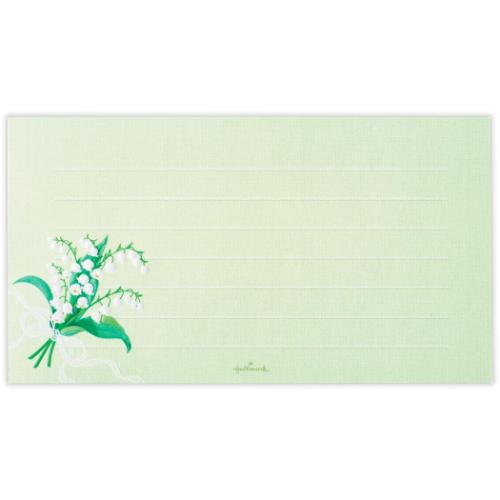 便箋 一筆箋 スズランブーケ おしゃれ グッズ メール便可