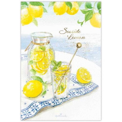 便箋 ハガキ箋 シーサイドレモン おしゃれ グッズ メール便可