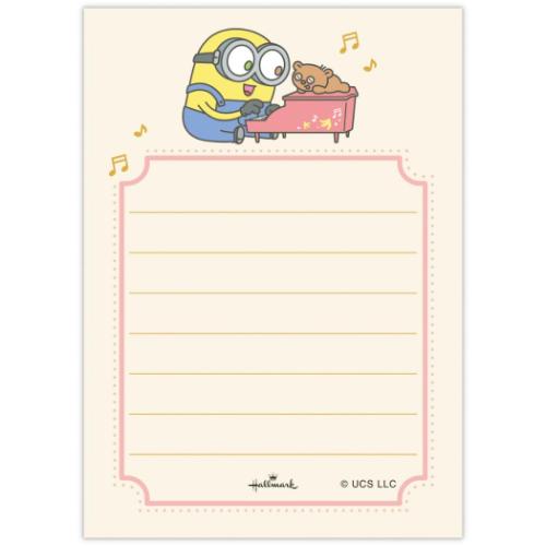 ミニオンズ 手紙セット ミニレターセット MNボブ＆ティム ユニバーサル映画 キャラクター グッズ メール便可