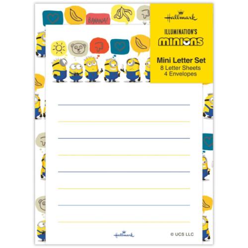 ミニオンズ 手紙セット ミニレターセット MNミニオン ユニバーサル映画 キャラクター グッズ メール便可