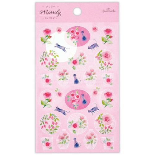 Merrily メリリー シールシート シール シールMRピンク かわいい グッズ メール便可