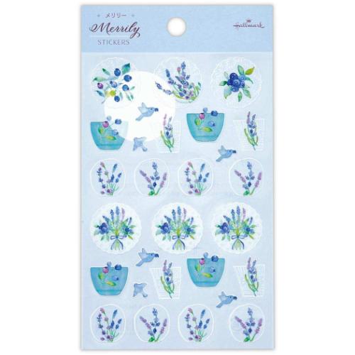 Merrily メリリー シールシート シール シールMRブルー かわいい グッズ メール便可