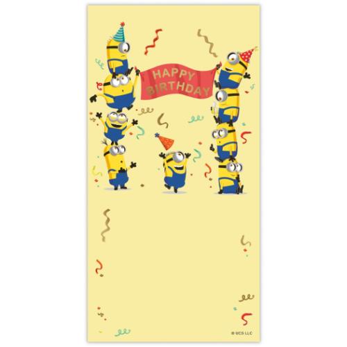 ミニオンズ 祝儀袋 お誕生日御祝 封筒 MN誕生日ミニオン パーティー ユニバーサル映画 キャラクター グッズ メール便可