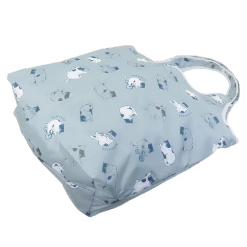 ショッピングバッグ かるい保冷エコバッグ マツネコGY ねこ コンパクト 保温 グッズ メール便可