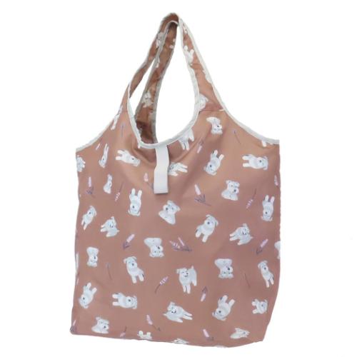 ショッピングバッグ かるい保冷エコバッグ ルークBR いぬ コンパクト 保温 グッズ メール便可