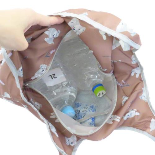 ショッピングバッグ かるい保冷エコバッグ ルークBR いぬ コンパクト 保温 グッズ メール便可