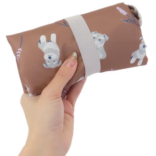 ショッピングバッグ かるい保冷エコバッグ ルークBR いぬ コンパクト 保温 グッズ メール便可