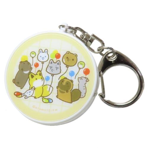 タヌキとキツネ 警報ブザー 防犯ブザー 集合 LINEクリエイターズ キャラクター グッズ メール便可