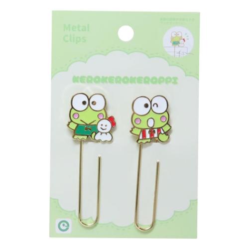 けろけろけろっぴ クリップ メタルクリップセット 2個セット サンリオ キャラクター グッズ メール便可