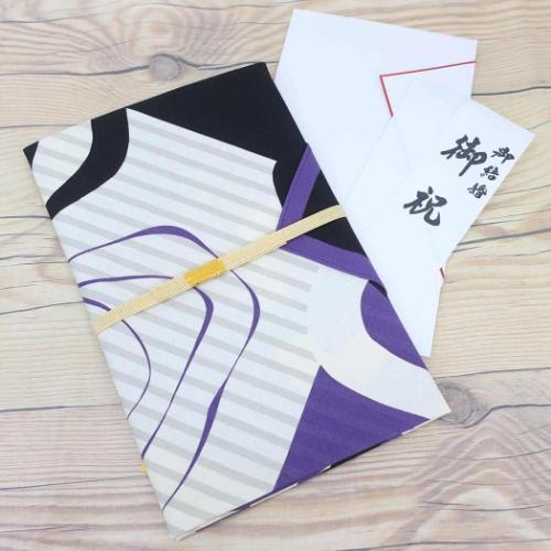 祝儀袋 山本寛斎風呂敷金封 1枚入 御結婚御祝 無地 短冊付き グッズ メール便可