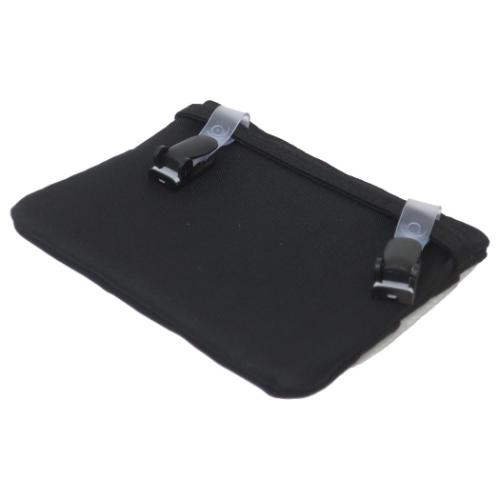 クリップポケット 横長どこでもポッケ あみあげリボン キッズポシェット グッズ メール便可