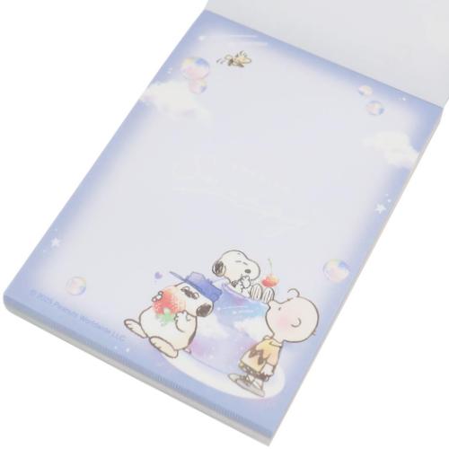 スヌーピー メモ帳 ミニミニメモ ソライロスヌーピー ピーナッツ キャラクター グッズ メール便可