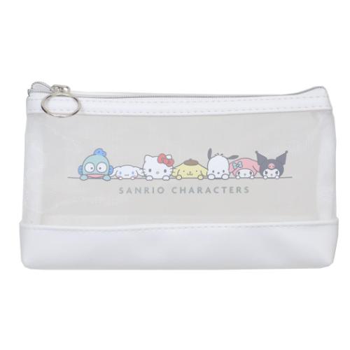 サンリオキャラクターズ ペンポーチ メッシュ切り返しペンケース サンリオ キャラクター グッズ
