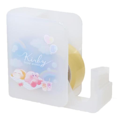 星のカービィ 収納型テープカッター BOOK型セロハンテープ ENJOY PICNIC キャラクター グッズ メール便可