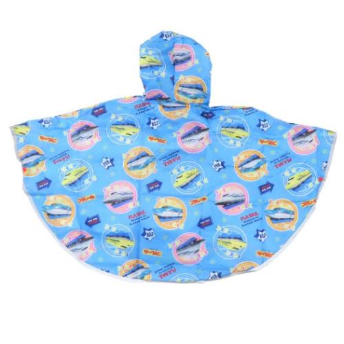 プラレール 子供用 レインウェア キッズレインポンチョ 90cm 23 鉄道 キャラクター グッズ メール便可