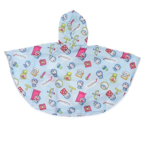 アイムドラえもん 子供用 レインウェア キッズレインポンチョ 90cm ラインデザイン サンリオ アニメキャラクター グッズ メール便可