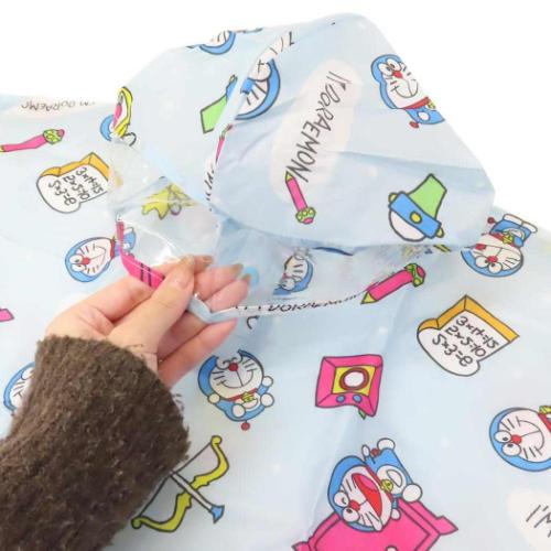 アイムドラえもん 子供用 レインウェア キッズレインポンチョ 90cm ラインデザイン サンリオ アニメキャラクター グッズ メール便可