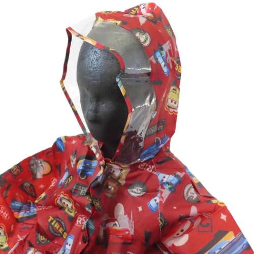 カーズ 子供用 レインウェア リュック ランドセルが背負えるレインコート ディズニー キャラクター グッズ メール便可