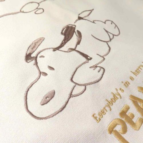 スヌーピー お稽古かばん 刺繍ミニレッスントート GREAT SN ピーナッツ キャラクター グッズ メール便可