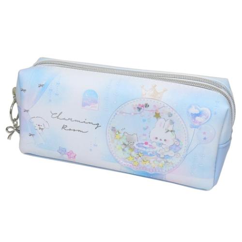 チャーミングルーム ペンケース 2ポケットBOXペンポーチ スノードーム かわいい グッズ