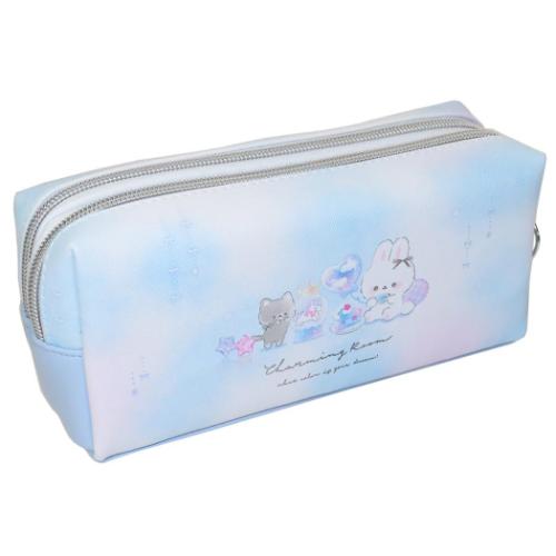 チャーミングルーム ペンケース 2ポケットBOXペンポーチ スノードーム かわいい グッズ
