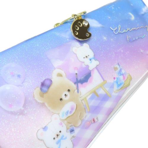 チャーミングルーム ペンケース 2ポケットBOXペンポーチ お絵描き かわいい グッズ