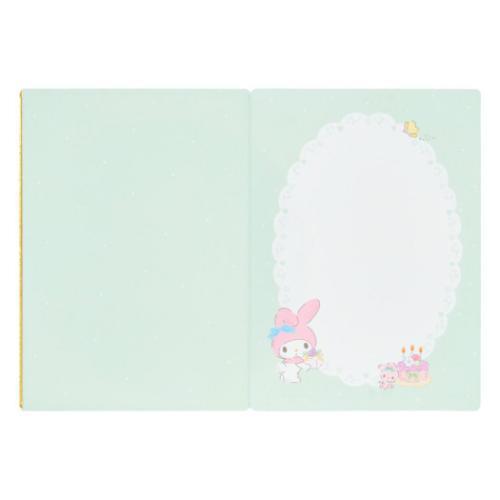 マイメロディ グリーティングカード MMバースデー BD256-5 マイメロディとピピ メッセージカード 封筒付き グッズ メール便可