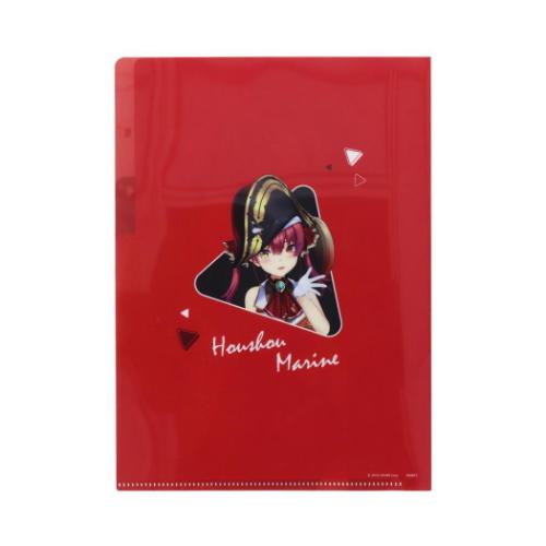 ホロライブプロダクション ポケットファイル クリアファイルA5 3P 宝鐘マリン アニメキャラクター グッズ メール便可