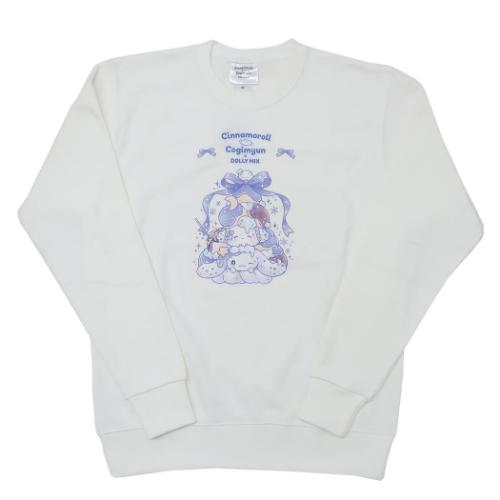 シナモロール こぎみゅんxDOLLY MIX トレーナー レディーススウェット サンリオ キャラクター グッズ