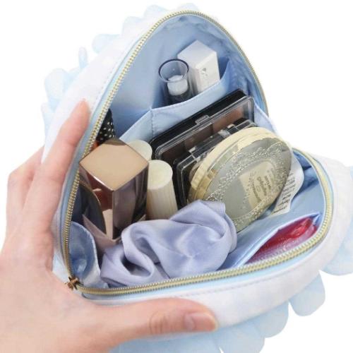 シナモロール こぎみゅんxDOLLY MIX コスメポーチ フリルラウンドポーチ BL サンリオ キャラクター グッズ