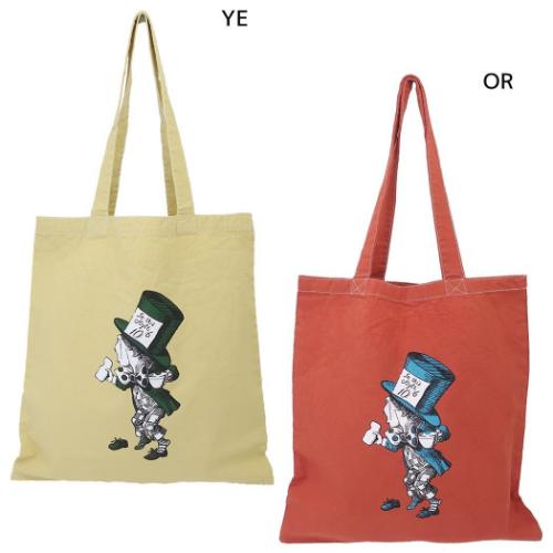 マクミランアリス トートバッグ ガーメントダイトート 帽子屋 キャラクター グッズ メール便可