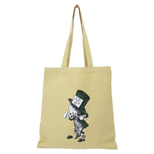 マクミランアリス トートバッグ ガーメントダイトート 帽子屋 キャラクター グッズ メール便可